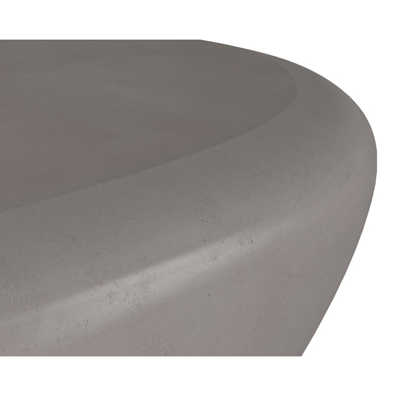 TABLE DE CAFÉ Mikaiah - Gris, Gris, Grand