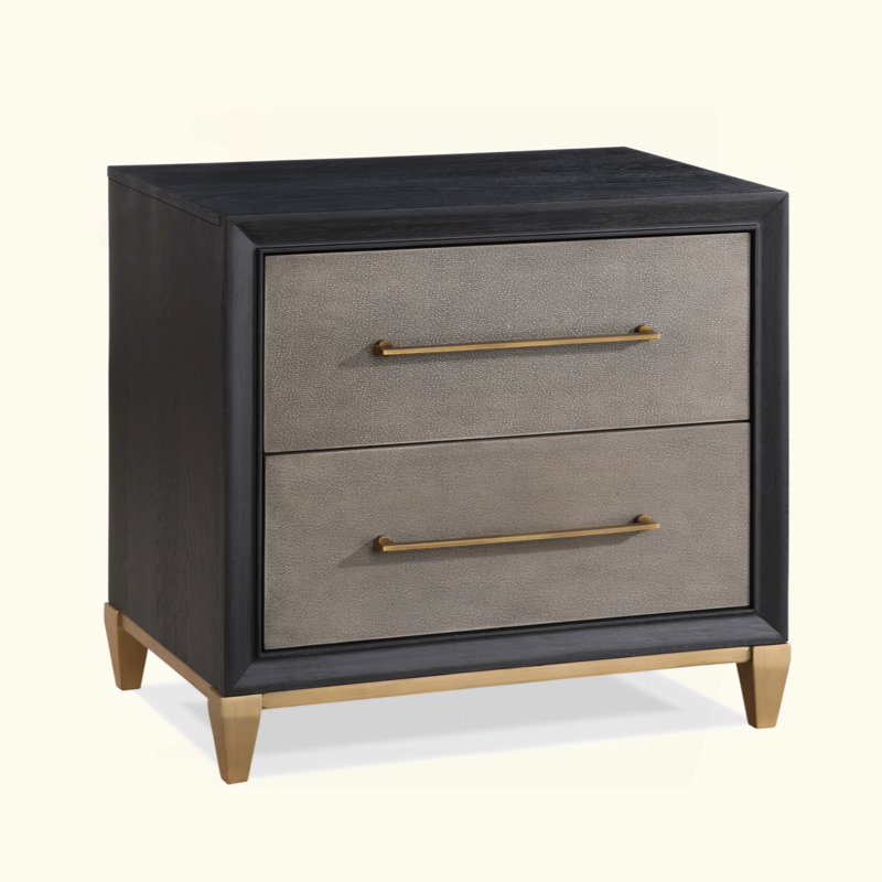 Table de chevet 2 tiroirs 1pc