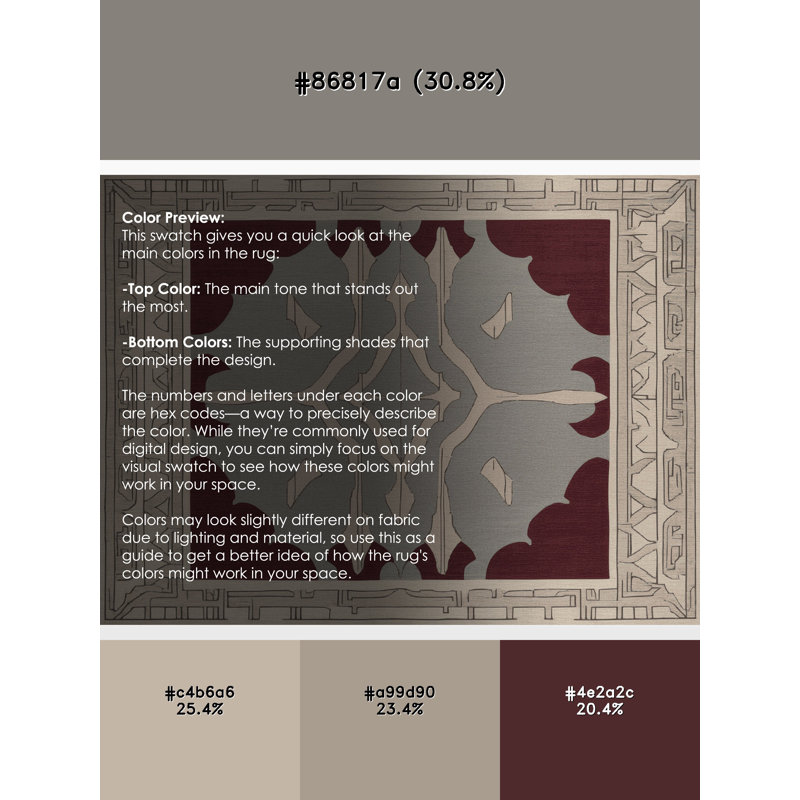 Parallel Vision Rug, Round 4'