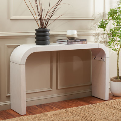 Hamund Curved Console Table