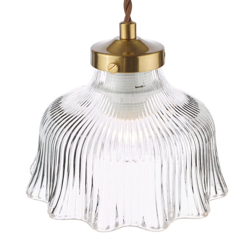 1 - Light Natural Brass Pendant