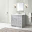 Meuble-lavabo simple 39 po avec plateau en quartz d'ingénierie Astred-17586774-17586771