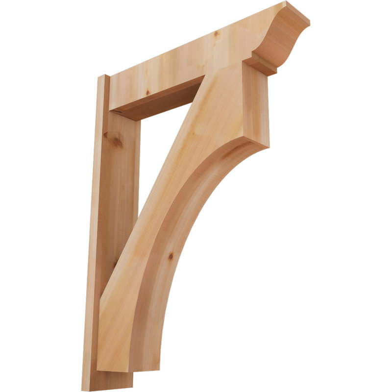 Persienne en bois Westlake, P 32 po x H 44 po, Cèdre rouge occidental l 7 1/2 po (lisse)