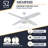 Memphis 52" Ceiling Fan with LED Light