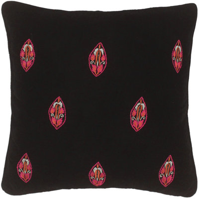 Velvet Geometric Throw Pillow