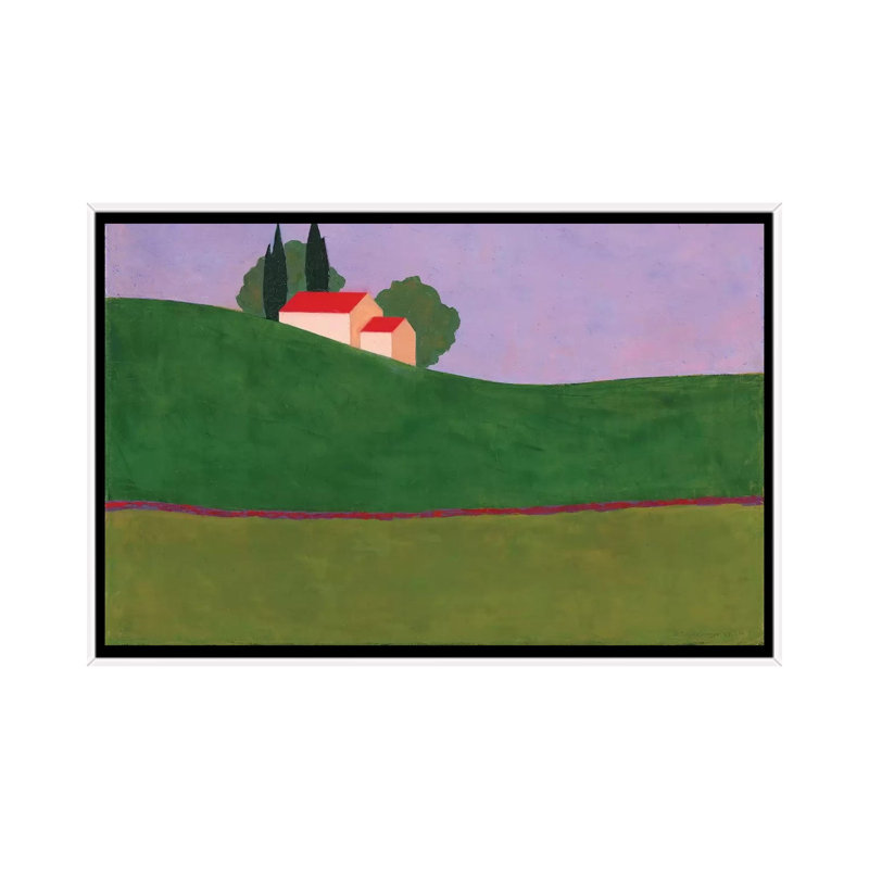 Taoz by Itzu Rimmer - Painting on Canvas, 101.6 cm H x 66.04 cm W, White Framed