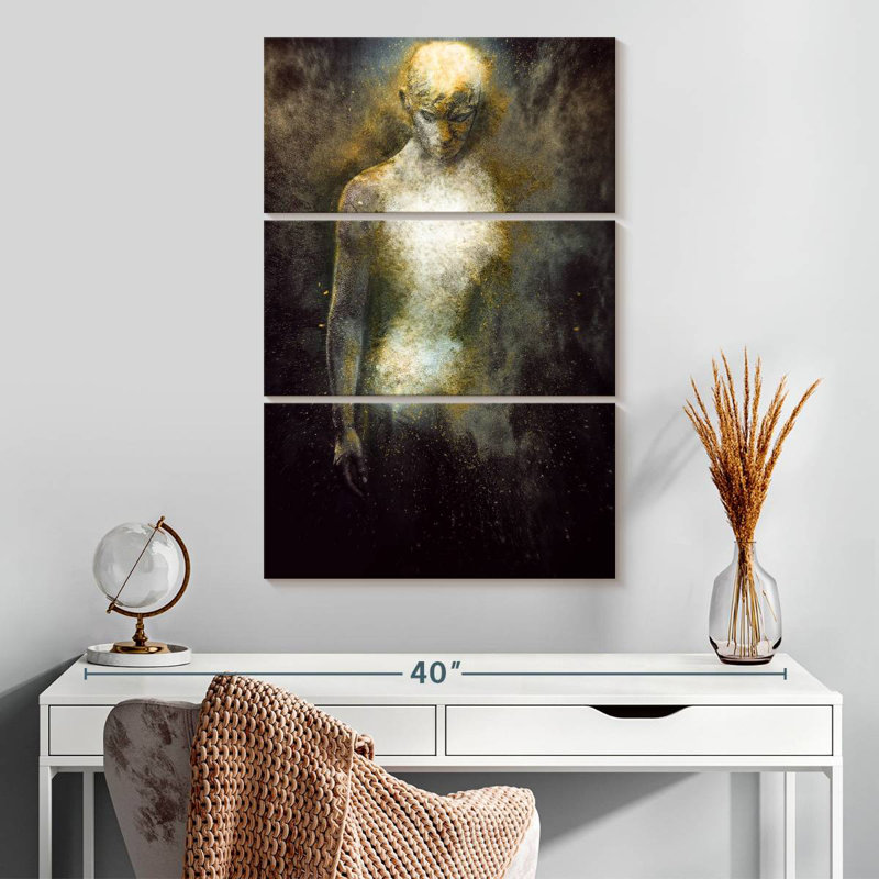 Leisha Human Abstract, 32" H x 20" W