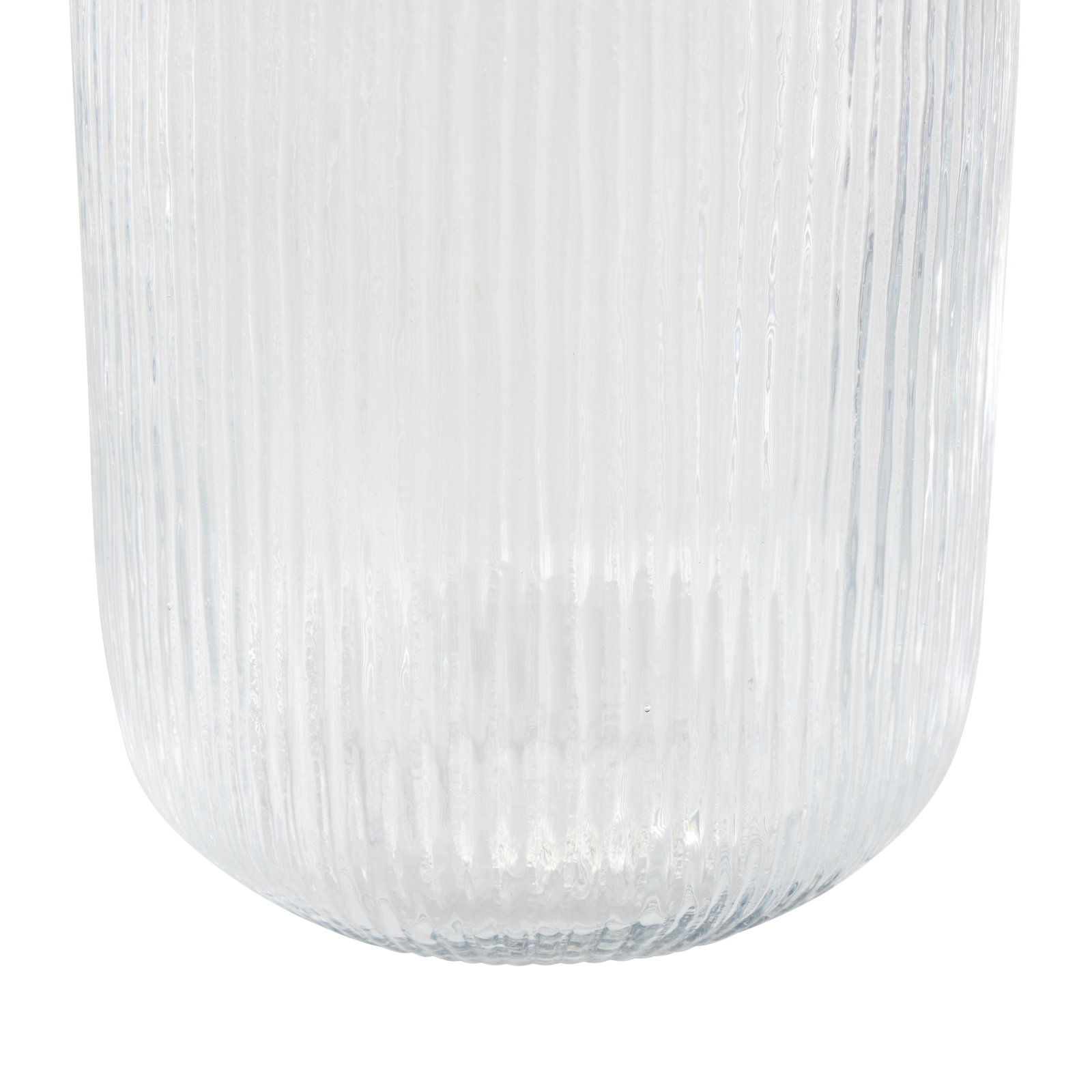 Birch Lane™ Perry Glass Ribbed Vase