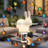28" Solar Powered Rabbit Shape Outdoor Floor Lamp, 16 Rgb Color Changing Led Patio Light With Remote Control, Ip65 Waterproof Dual Charging Decorative Ambient Light