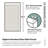 Vela 21 in. x 58.25 in. Frameless Single Fixed Bath Panel-58120099