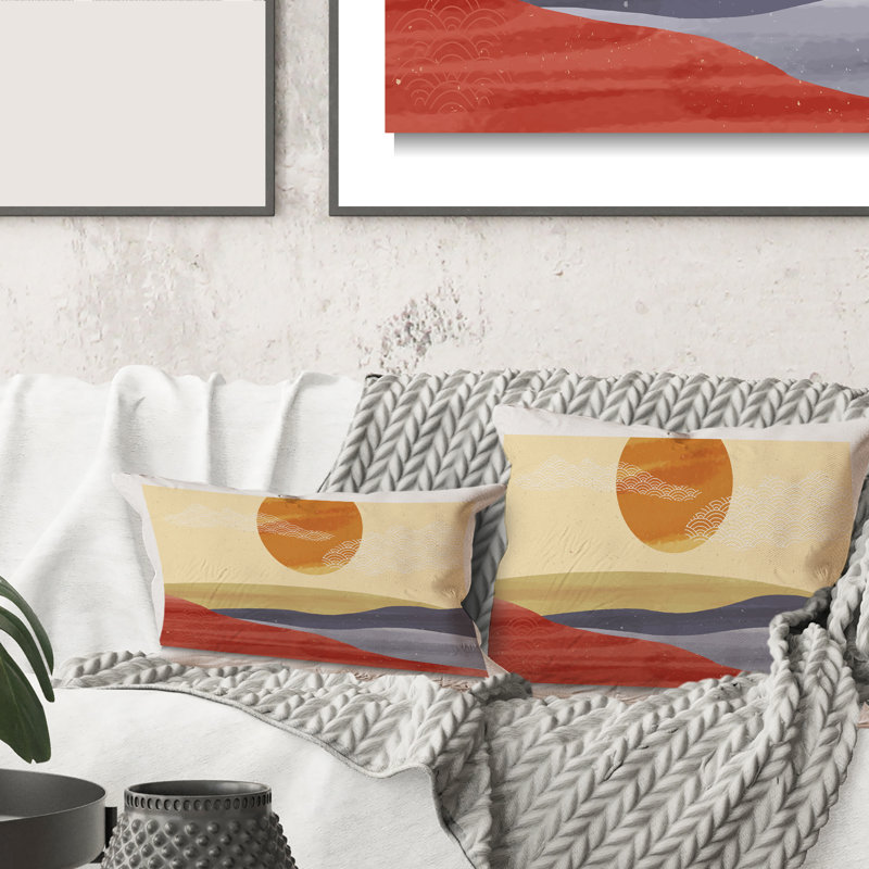 Abstract Throw Pillow