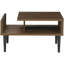 Table basse Os Home and Office Mid Century, noyer danois