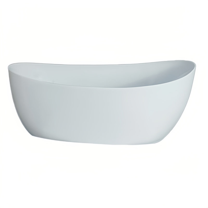 62.99'' W 25.98'' H Tub & Shower Kit, White