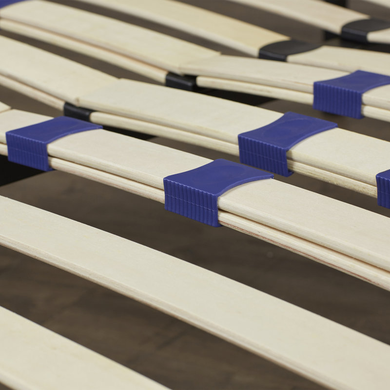 Base de lit plateforme en métal avec support lombaire réglable Boyd Sleep, Simple