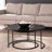 Isabelle Glass Top Nesting Coffee Table