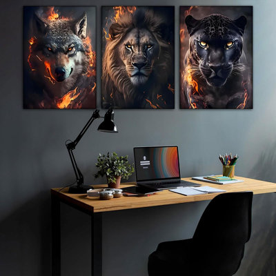 3 Piece Wrapped Canvas Print