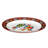 Thunder Group Inc. Peacock Porcelain Melamine Stainless Steel Platter Serving Dish-22865574