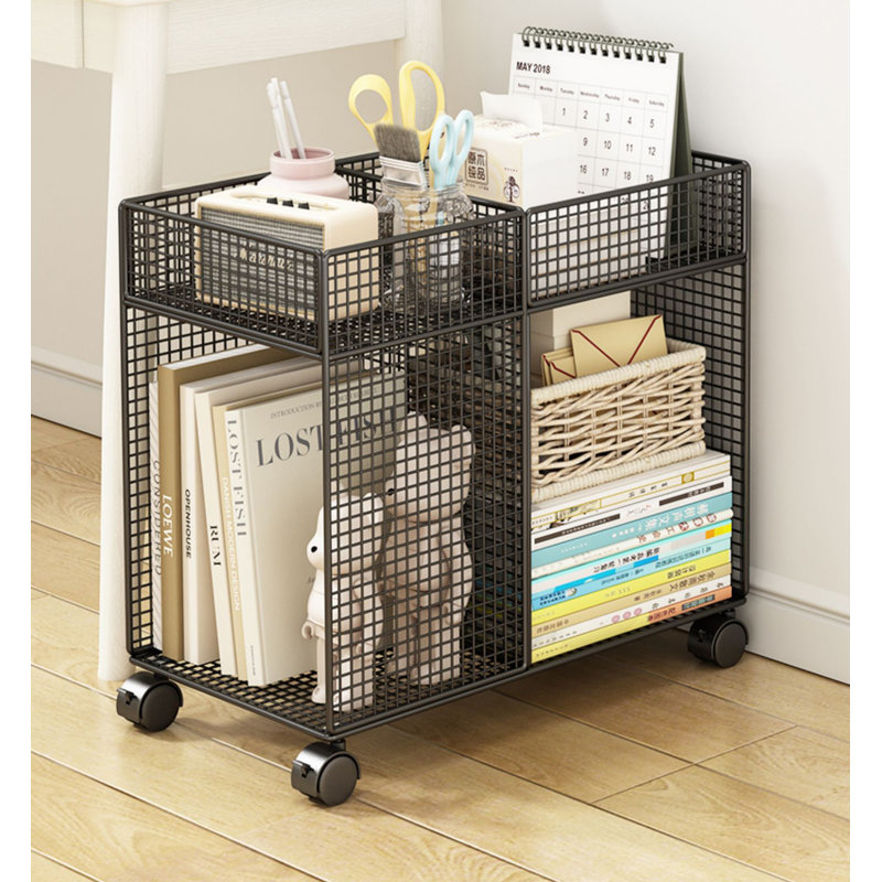 Metal File Organizer, Black