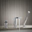 Composed Deck-Mount Bath Faucet With Handshower-1468736355