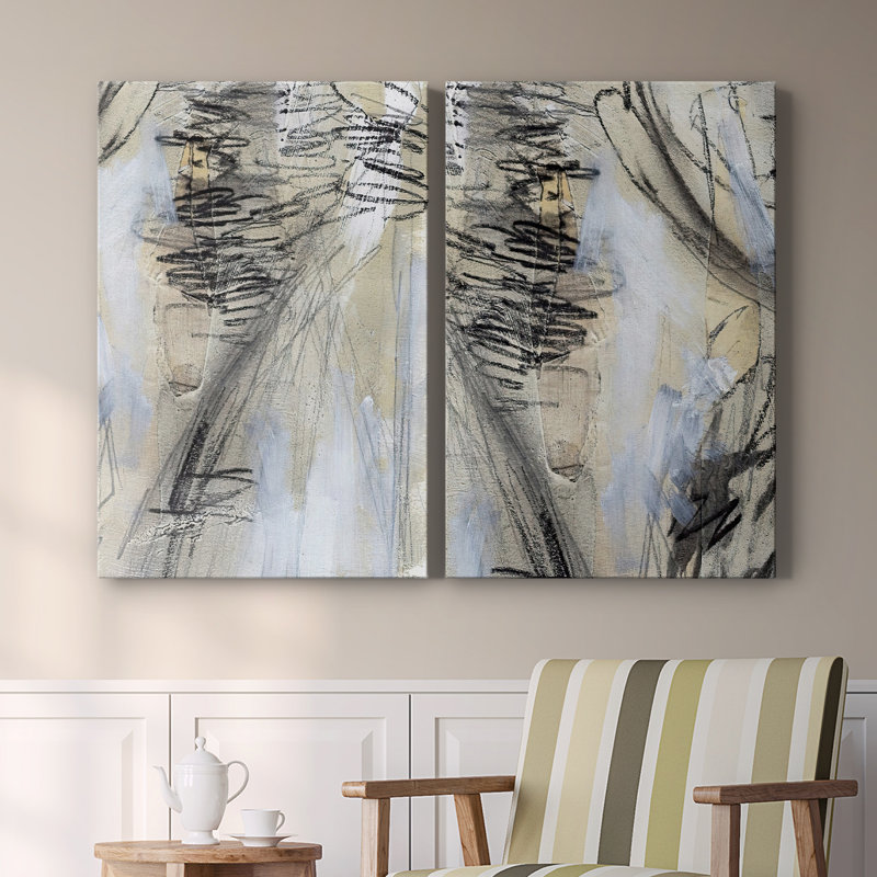 MaskedNotesV-Premium Gallery Wrapped Canvas -Ready to Hang, 18" H x 24" W
