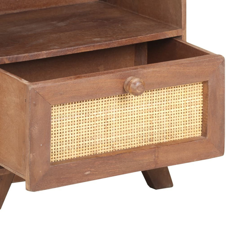 Remo 40cm W Solid Wood Bedside Table