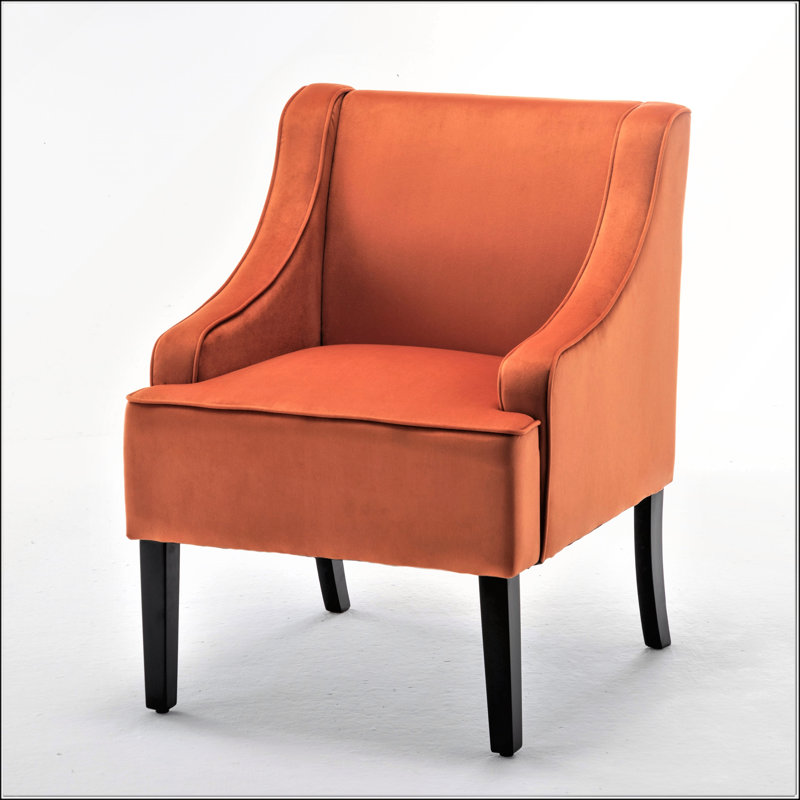 Chaise d'appoint rembourrée en mousse et à ressorts sinueux pour la salle à manger de la chambre à coucher du vestibule