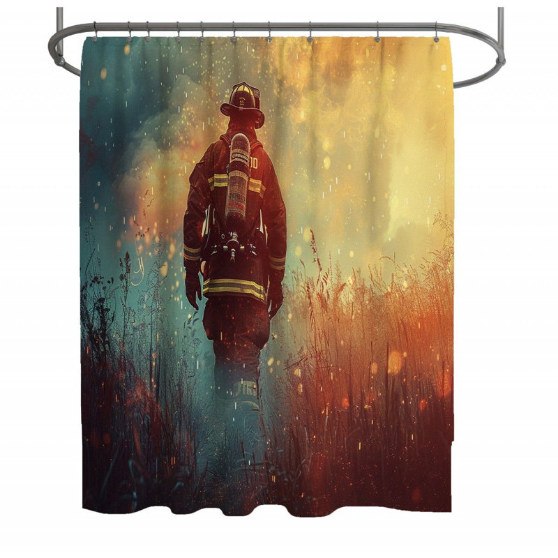 Tinka Shower Curtain, 73"H x 70"W