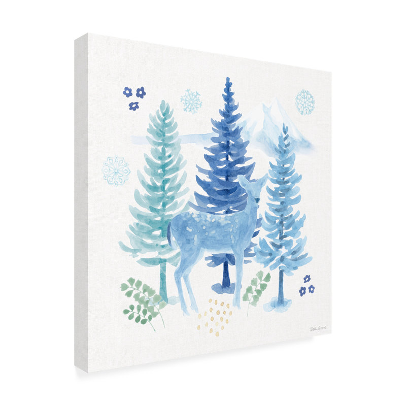 Art mural sur toile «Bachelor Beth Grove Winter Sparkle I», H 18 po x l 18 po
