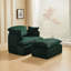 Fauteuil convertible polyvalent avec repose-pieds pour espaces compacts-450155238