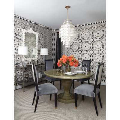 Dolce 7 - Light Unique / Statement Tiered Chandelier with Crystal Accents