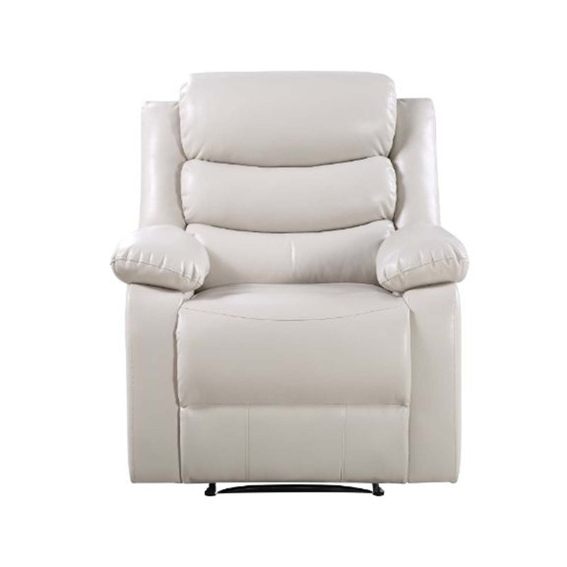 Eilbra Power Motion Recliner, Beige Faux Leather, Beige
