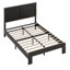 Lit plateforme silencieux avec installation simple à l'aide d'outils et grand compartiment de rangement sous le lit-580894844