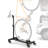 Aage Vertical Rolling Adjustable Bike Stand, Space-Saving Indoor Storage-2124551910