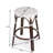 Charlotte Rattan Backless Bar Height Bar Chair-825176726-825176732-932815705