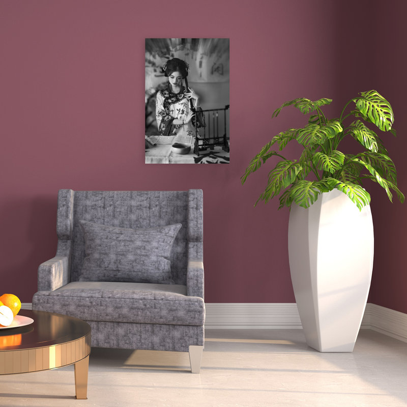 Art mural classique serein, érudit classique serein, 24" H x 16" W
