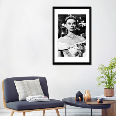 Reproduction de photo sur toile, "audrey hepburn as princess ann" par radio days