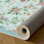 Tapis à motif floral Boho