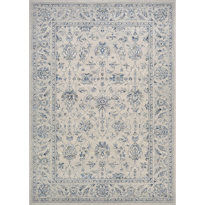 Tapis d'intérieur gris Ania, Rectangle 3 pi 11 po x 5 pi 3 po