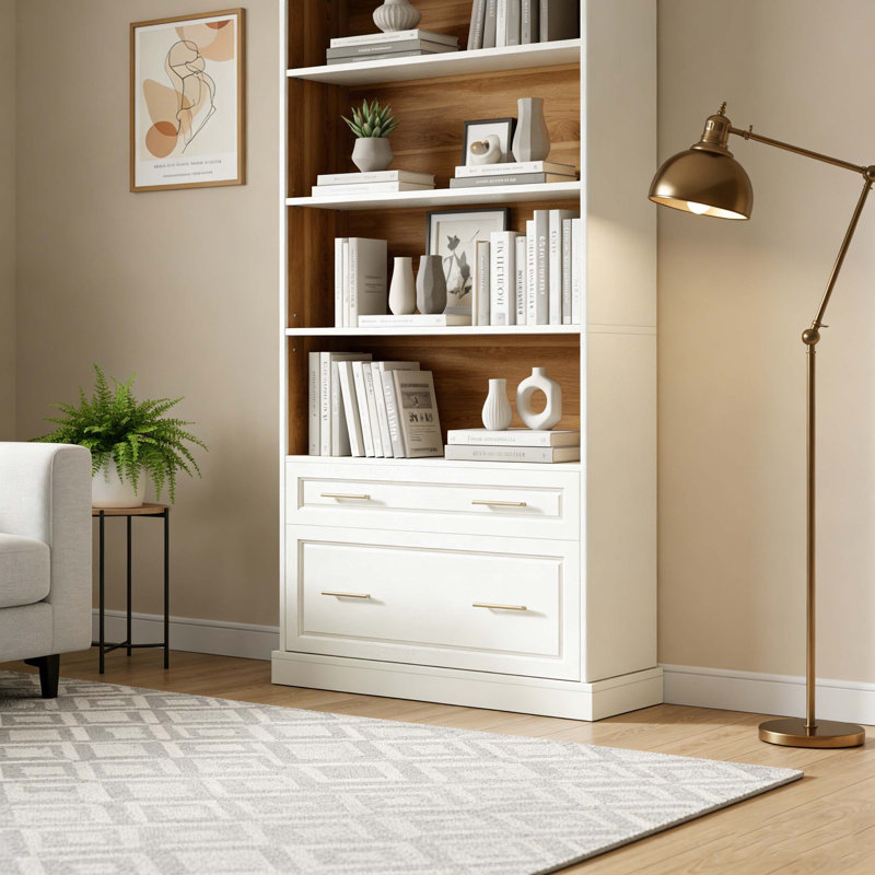 Armoire de rangement étroite à 2 tiroirs