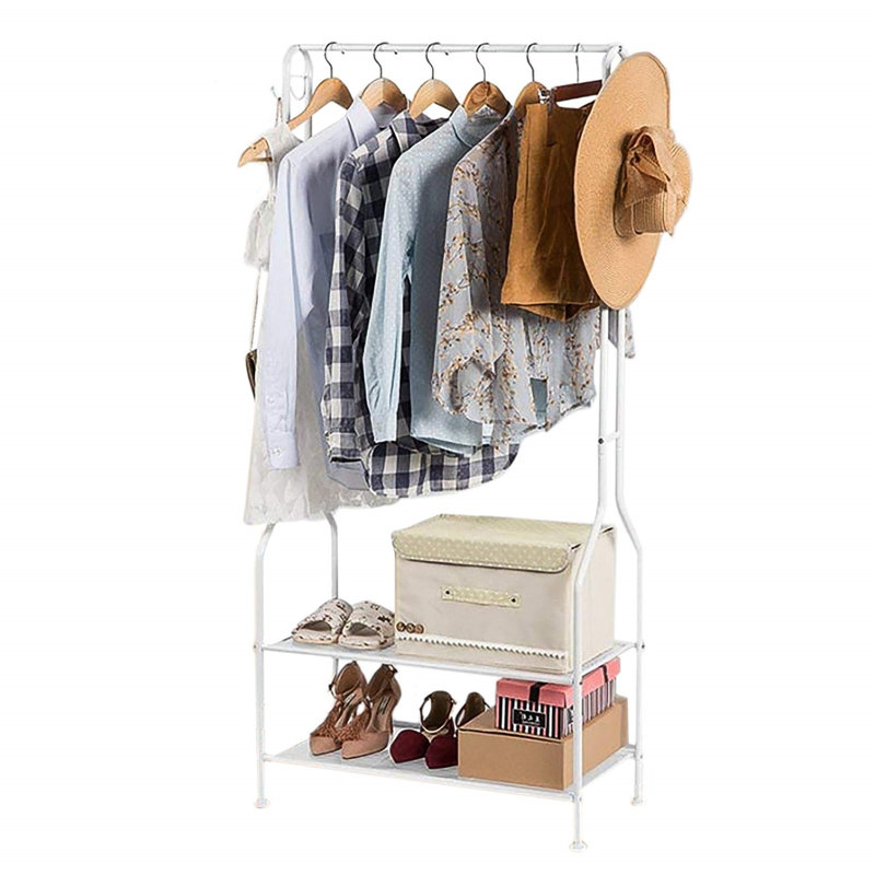 Reger 68 cm W Hall Tree with Shoe Storage