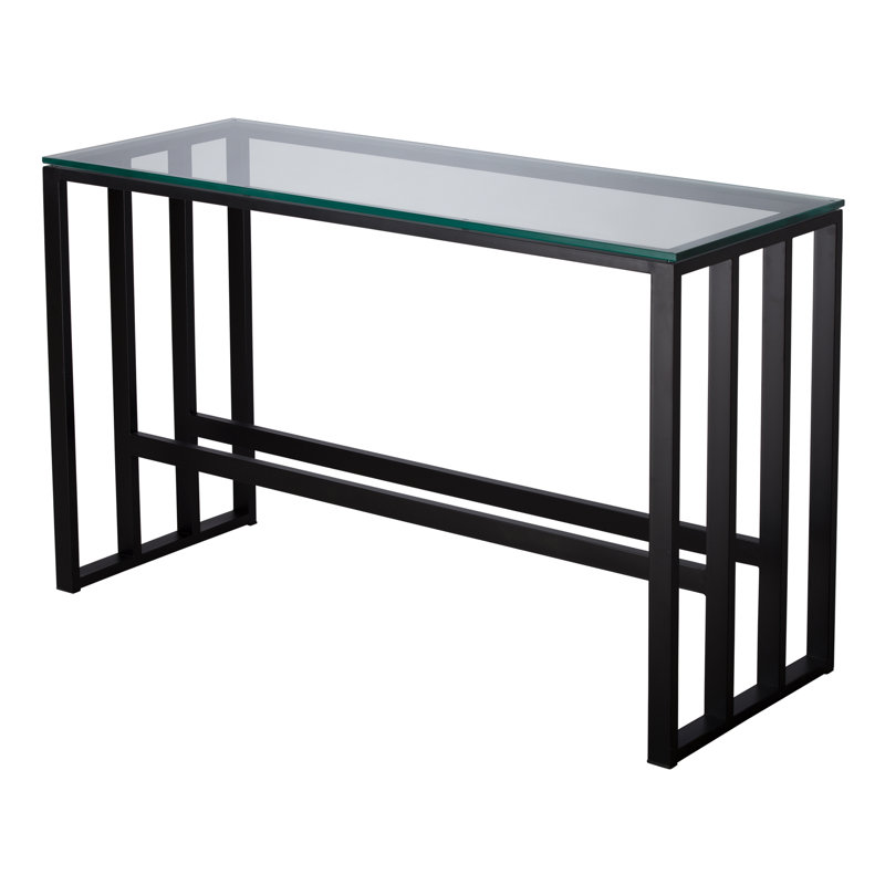 Danisha 48'' Glass Top Console Table
