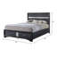 Lit standard avec rangement Tustin-2135672638