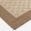 Tapis intérieur / extérieur en polypropylène brun clair / brun Ebern Designs Sayad-1397832030