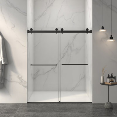 56-60" Width Adjustable Frameless Shower Door