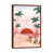 Classic Brown Wood Floater Framed