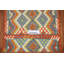 Tapis décoratif multicolore en laine kilim oriental 4 x 6