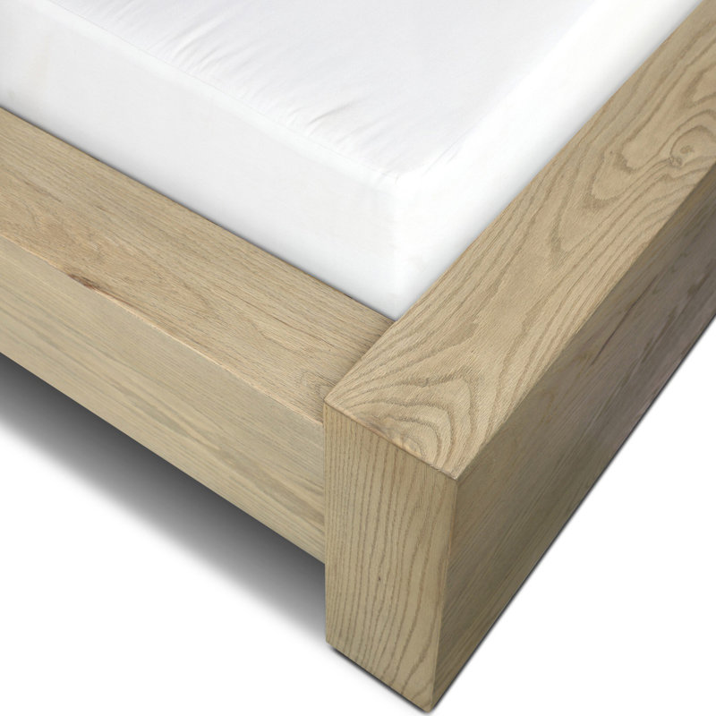 Torrington Bed-Sandy Oak Resawn-King, Queen