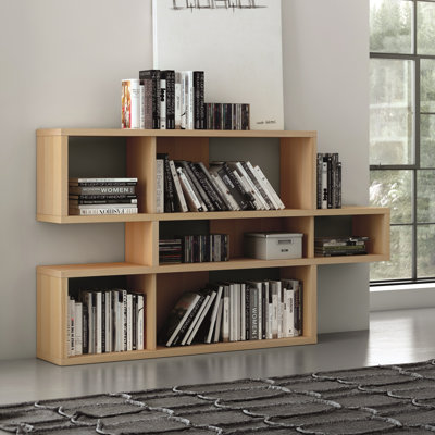 Shella 99.6cm H x 155.9cm W Geometric Bookcase