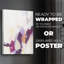 Polaire magenta I - Impression sur toile seulement - NON-CADRE-118083365
