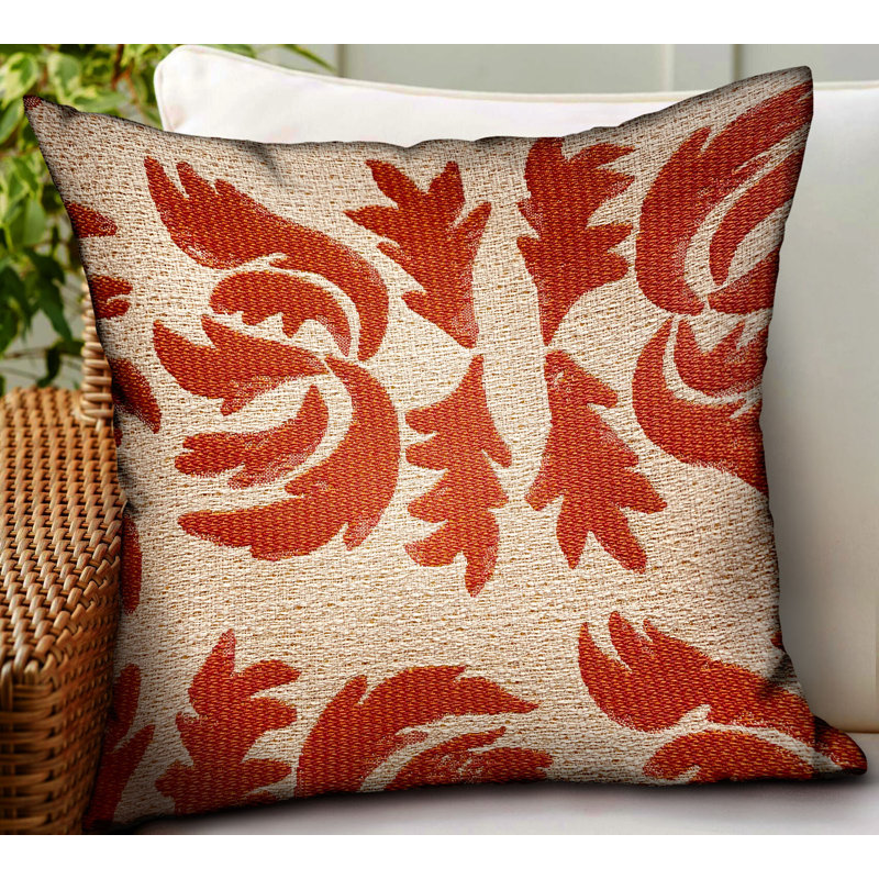 Coussin Plutus Claret Leaflet, Carré 20 po